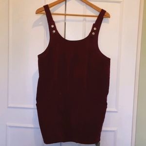 Corduroy Overall Dress